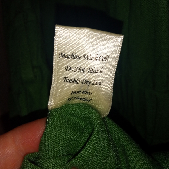 🧟Green Linen/cotton romper - Picture 8 of 8